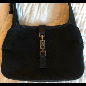 Gucci bag Jackie O in black Pony hair